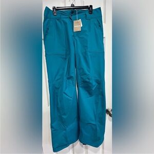 Patagonia Men's Medium Powder Town Ski Pants Regular Belay Blue NWT Snowboard